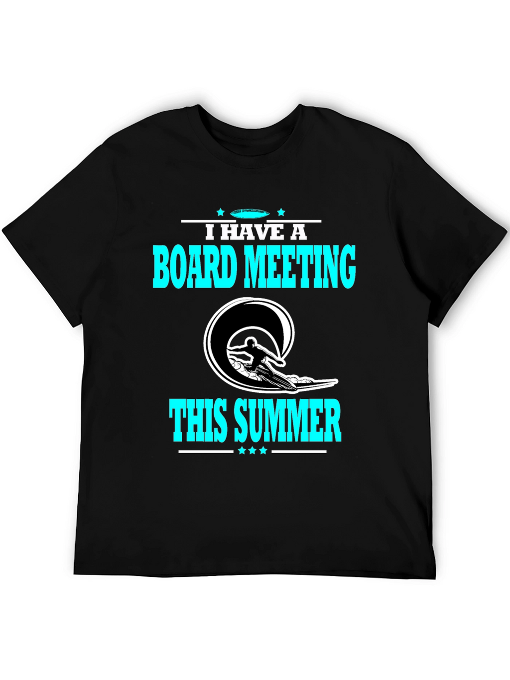 Board Meeting Summer T-Shirt - Surfing Design