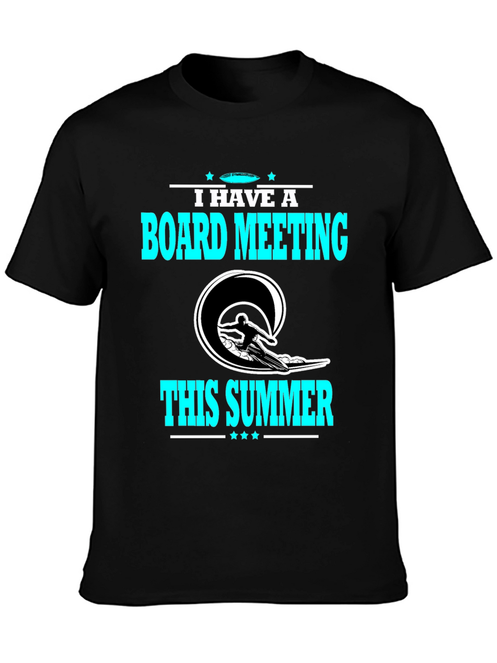 Board Meeting Summer T-Shirt - Surfing Design