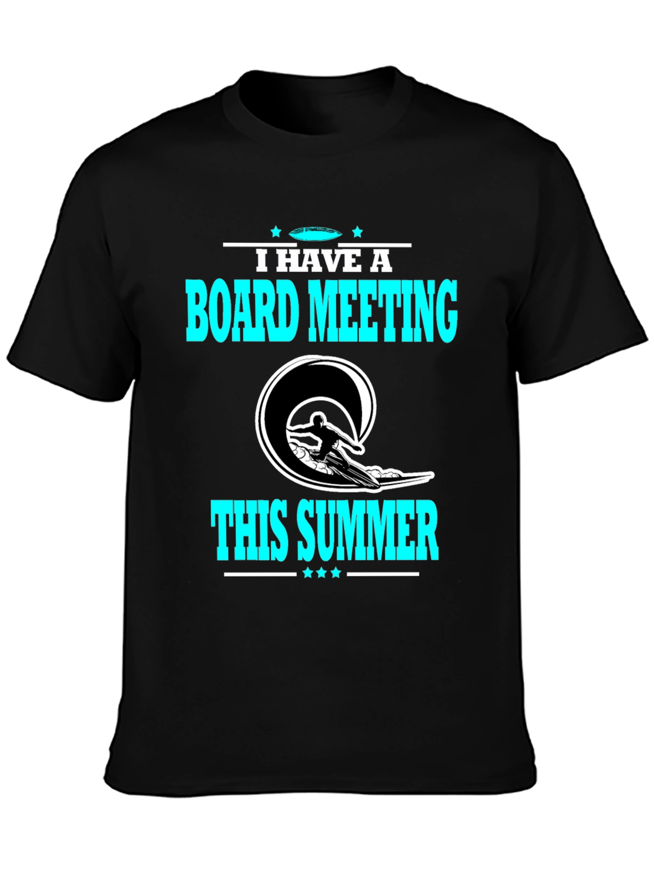 Board Meeting Summer T-Shirt - Surfing Design
