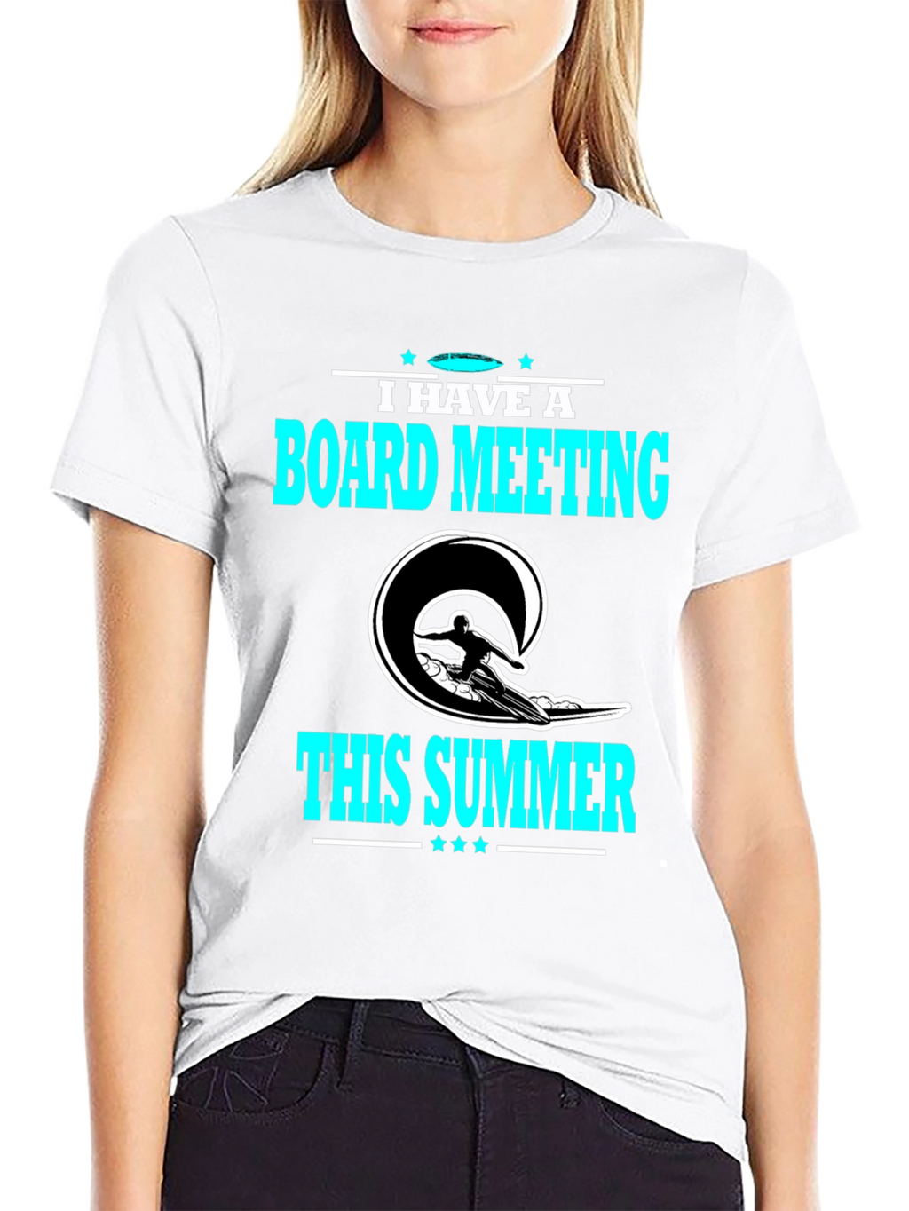 Board Meeting Summer T-Shirt - Surfing Design