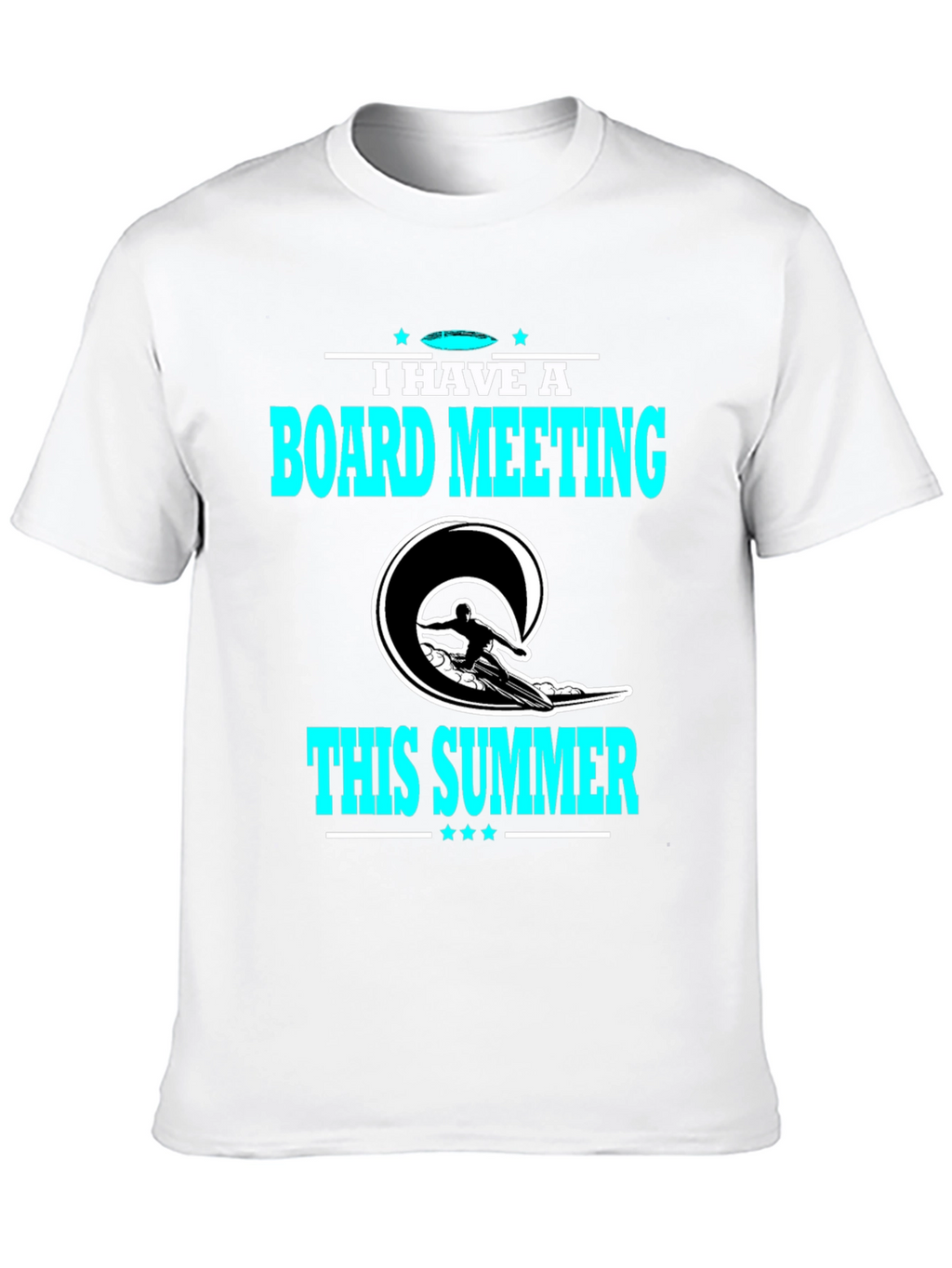 Board Meeting Summer T-Shirt - Surfing Design