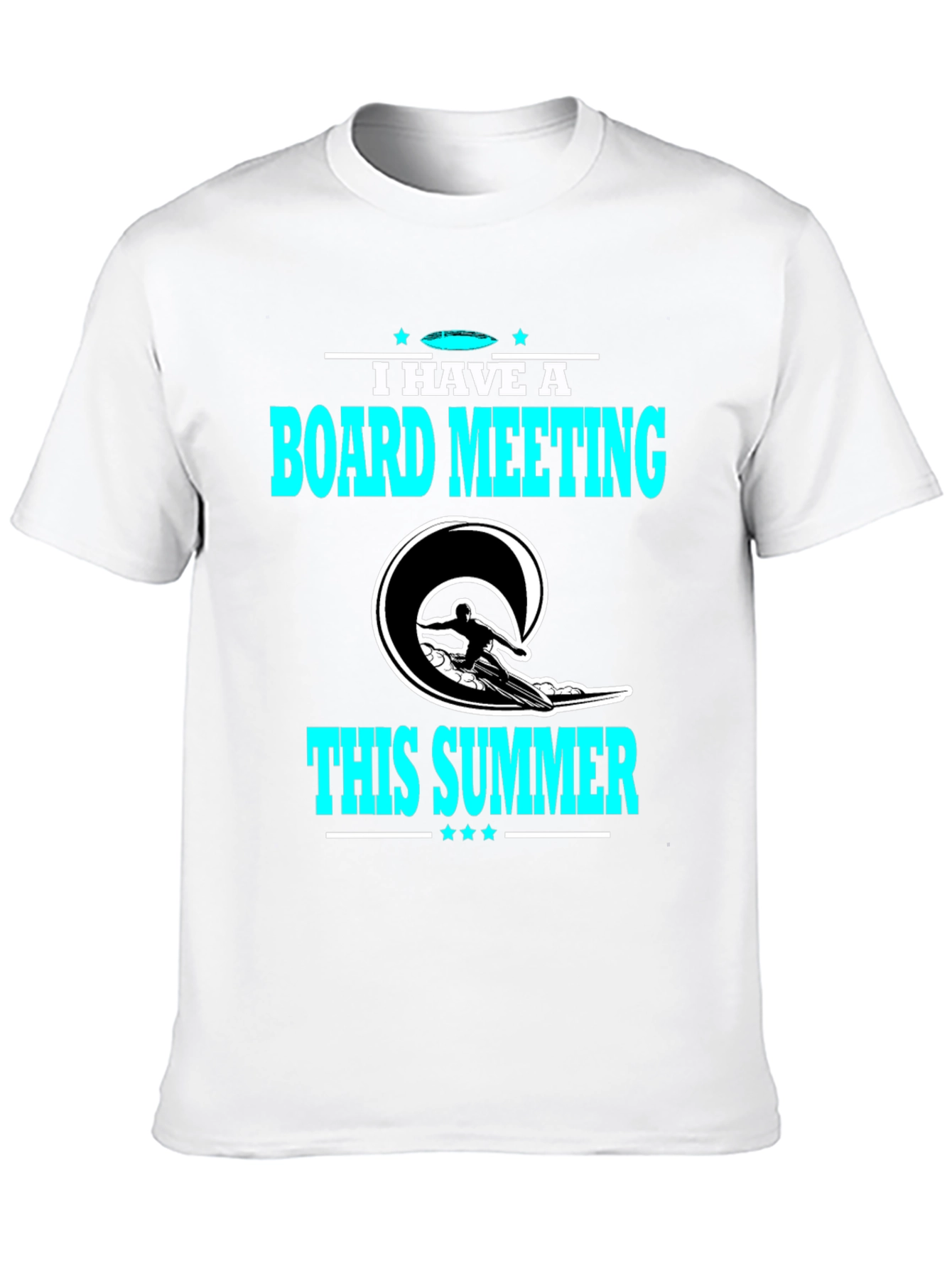 Board Meeting Summer T-Shirt - Surfing Design