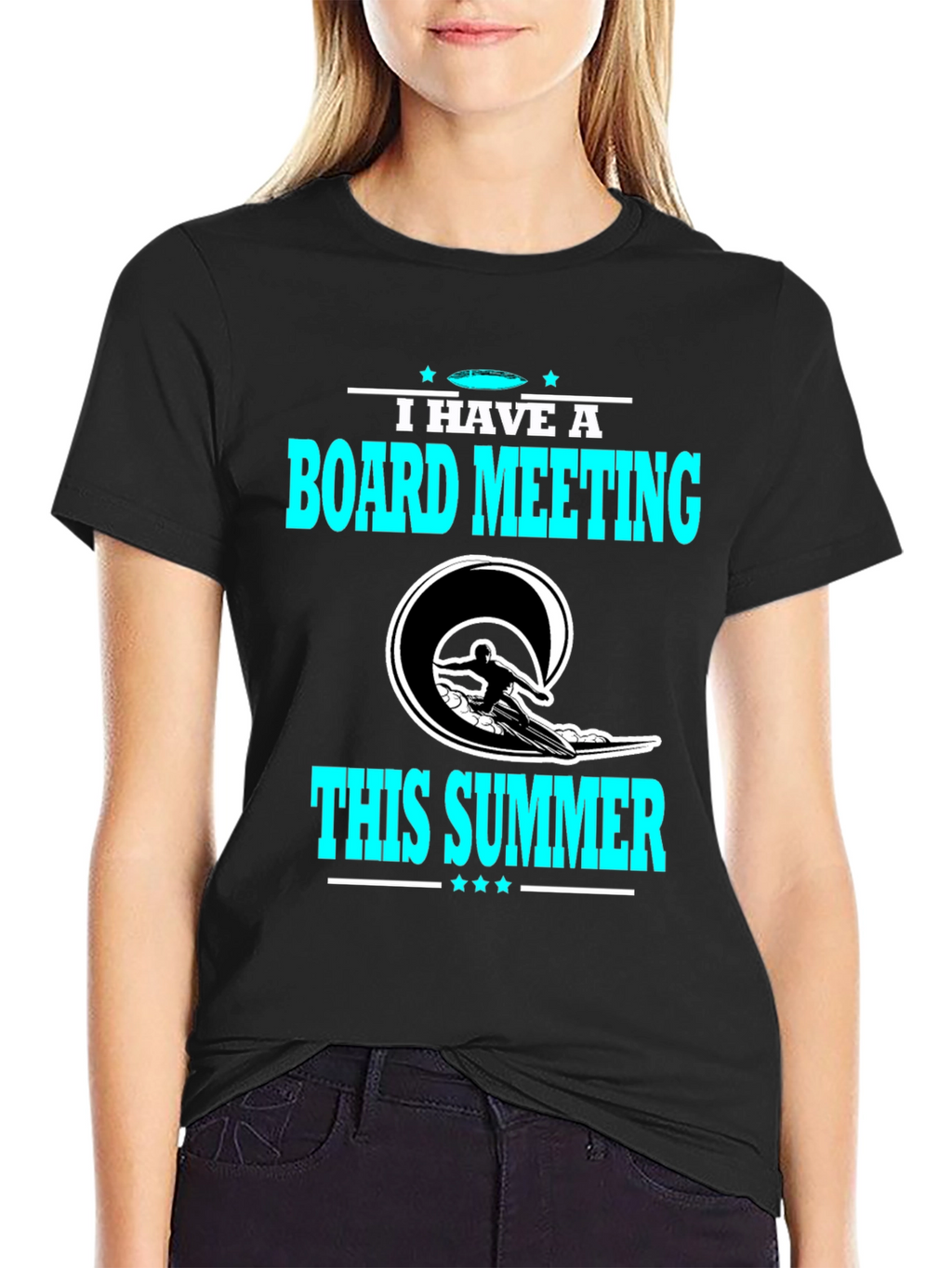 Board Meeting Summer T-Shirt - Surfing Design