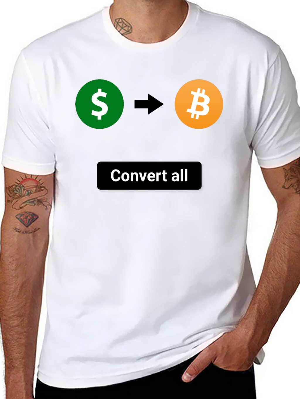 Convert All Bitcoin T-Shirt