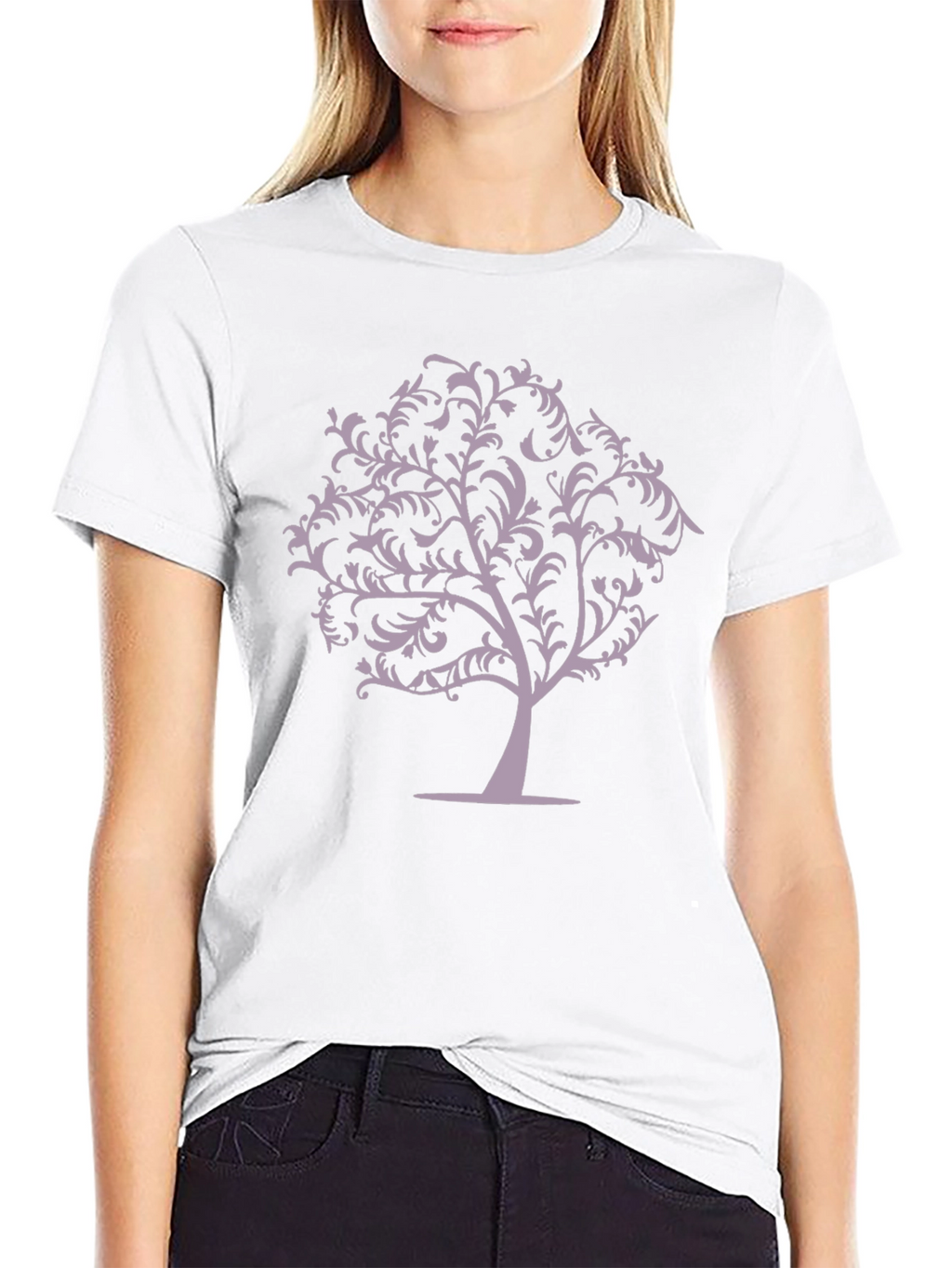 Elegant Tree Graphic T-Shirt