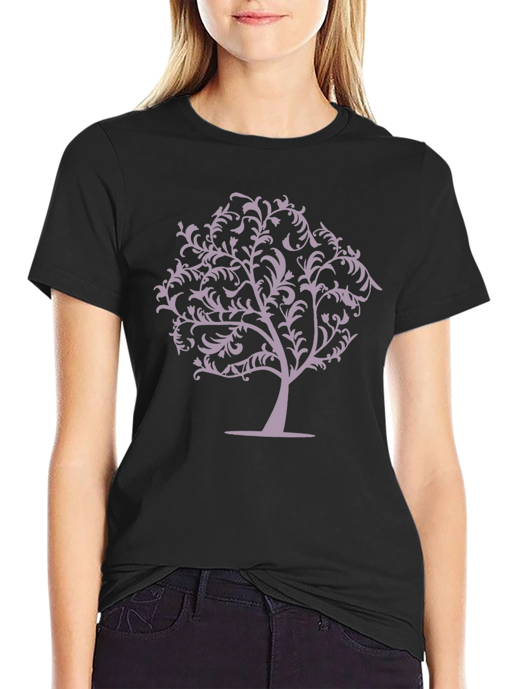 Elegant Tree Graphic T-Shirt