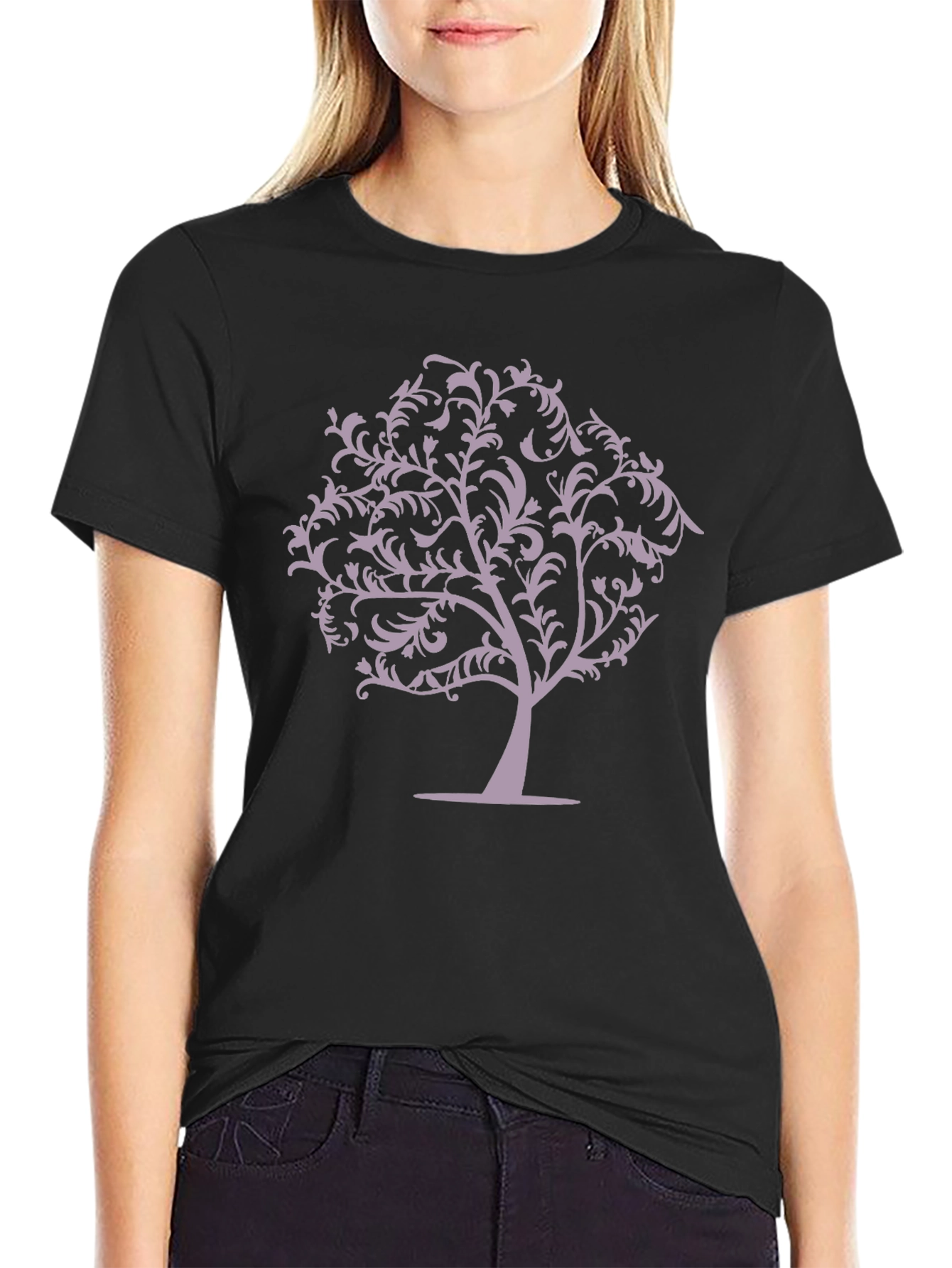 Elegant Tree Graphic T-Shirt