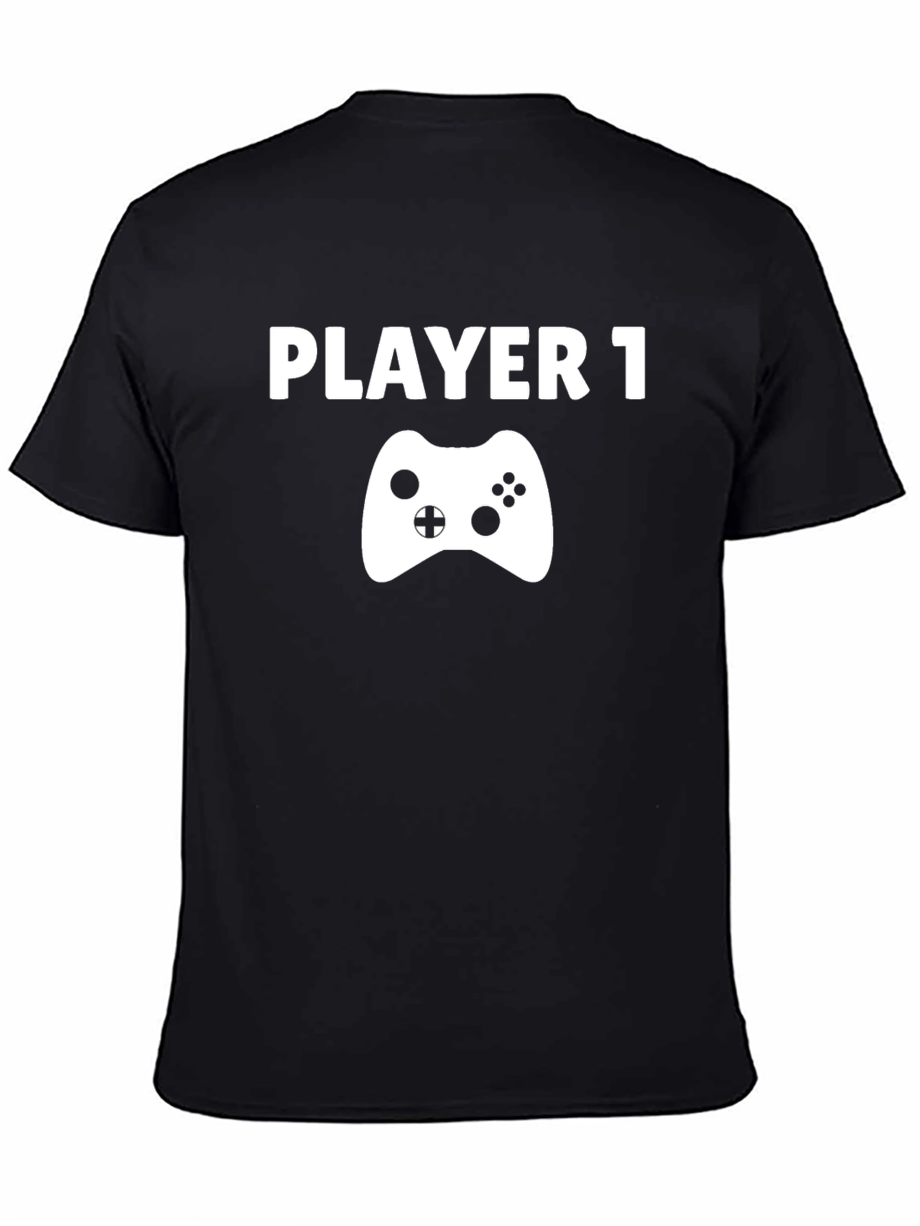 Player 1 Gamer T-Shirt - Black Cotton Tee