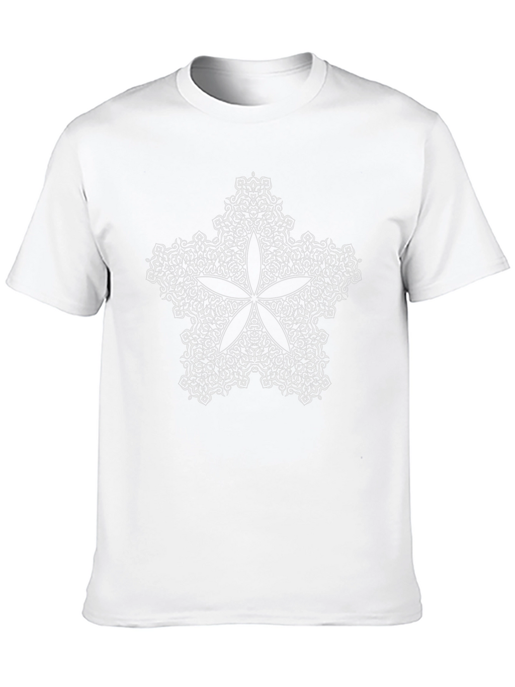 Starfish Mandala Graphic Tee - Black