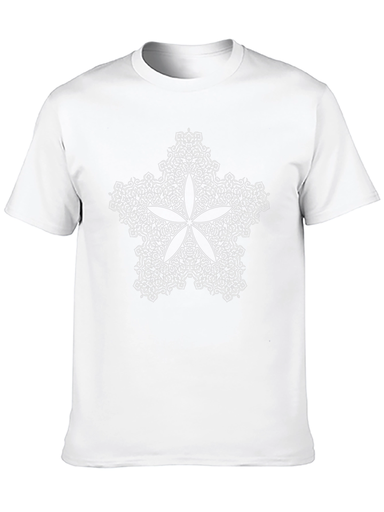 Starfish Mandala Graphic Tee - Black