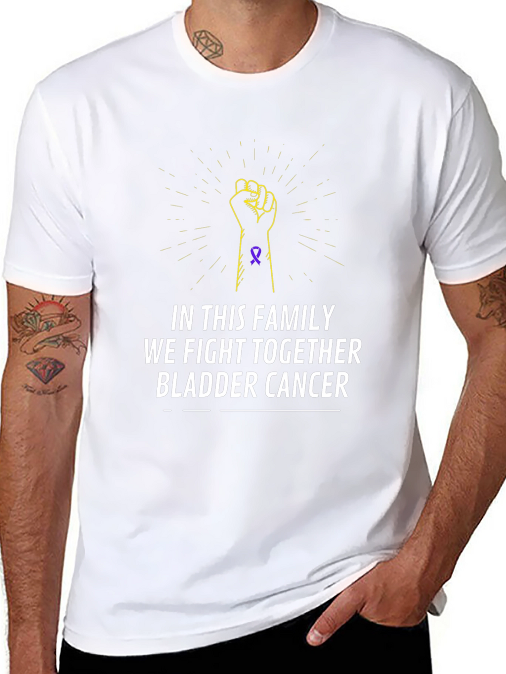 Bladder Cancer Awareness Tee - Family Support Shirt