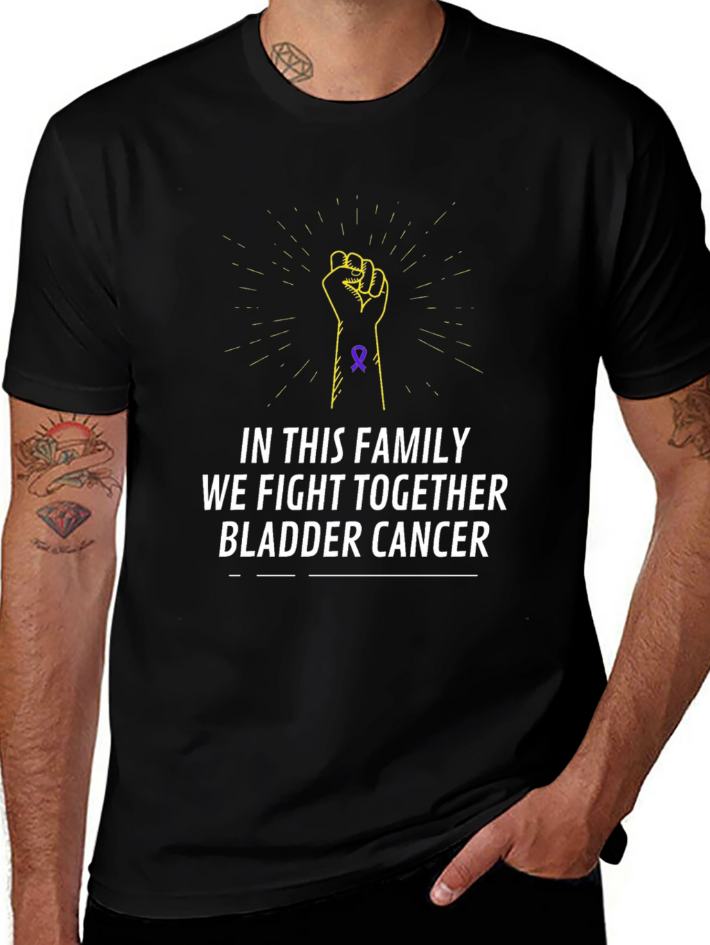Bladder Cancer Awareness Tee - Family Support Shirt