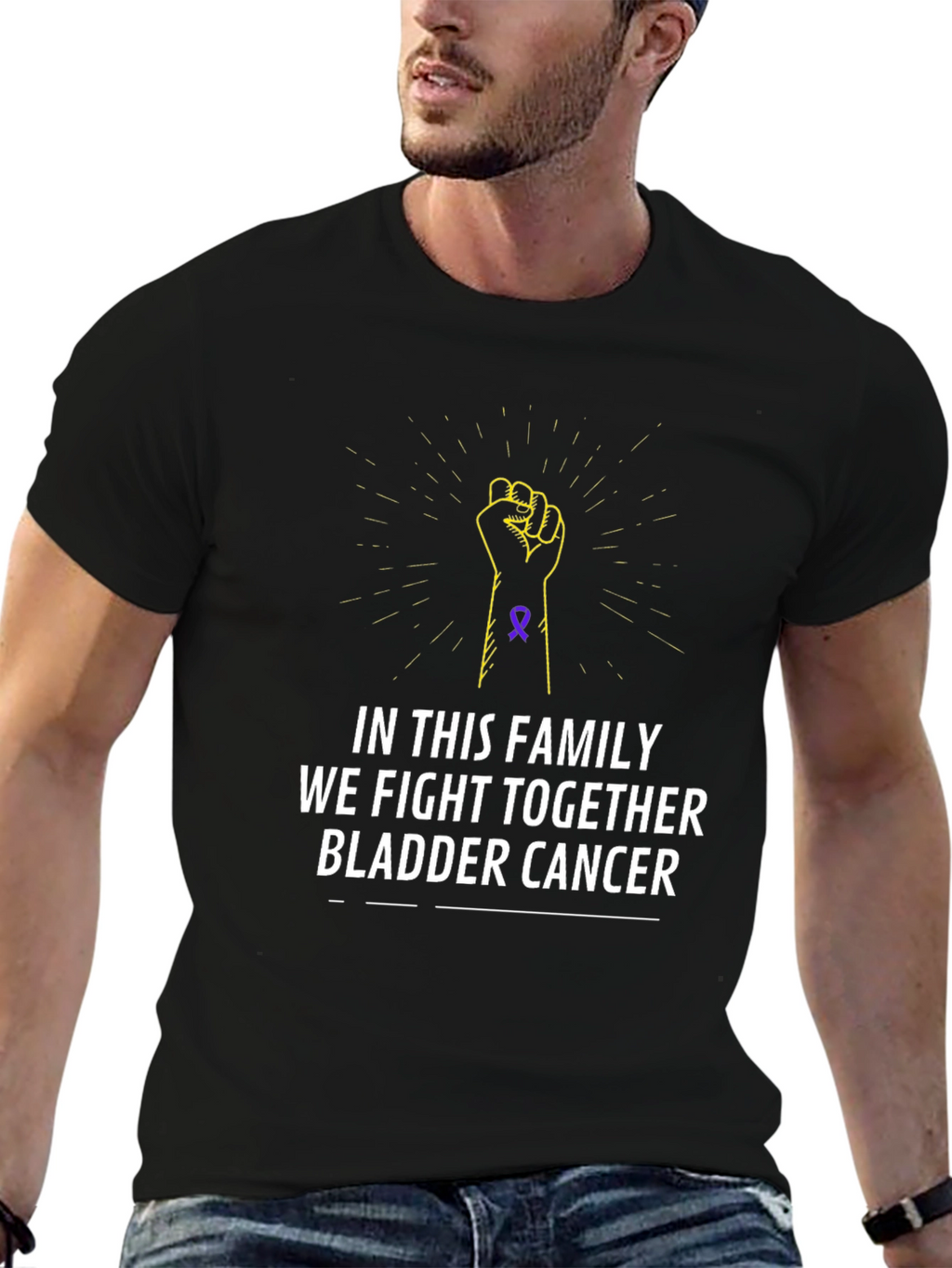 Bladder Cancer Awareness Tee - Family Support Shirt