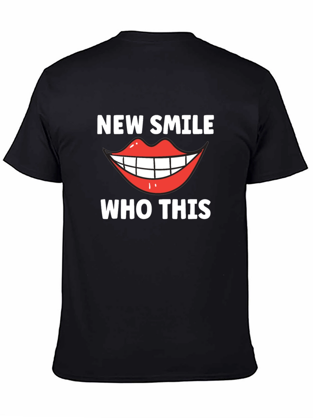 New Smile Who Dis Funny Graphic Tee