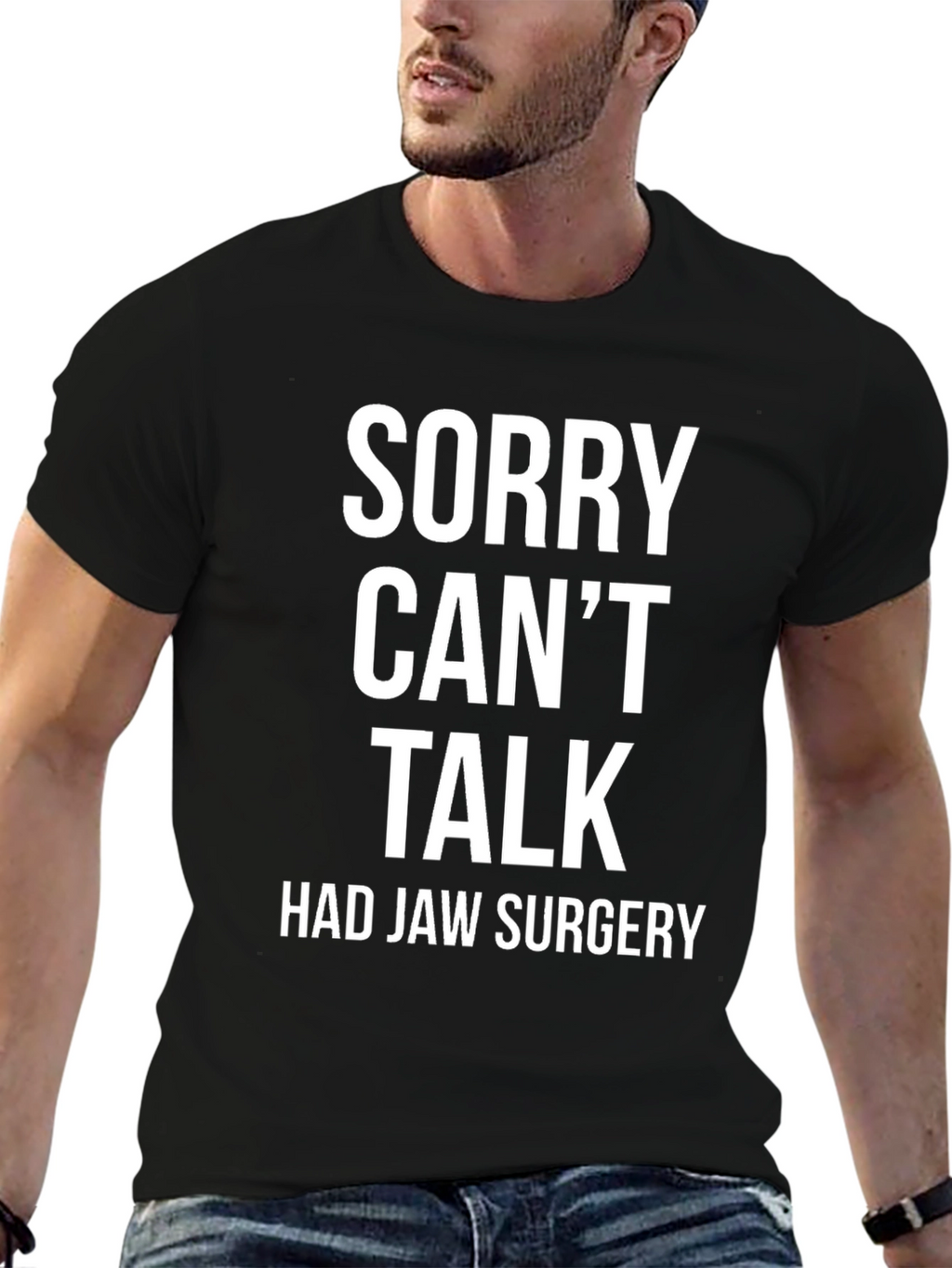 Sorry Cant Talk Jaw Surgery T-Shirt
