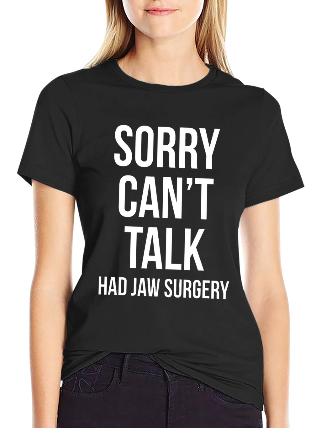 Sorry Cant Talk Jaw Surgery T-Shirt