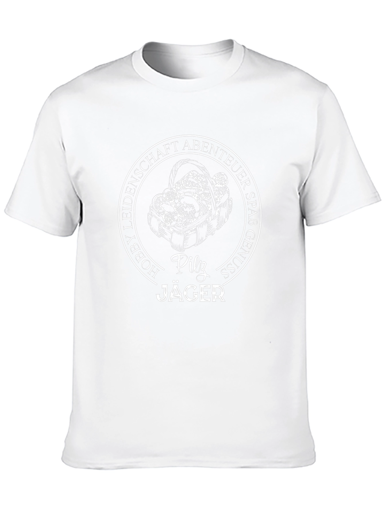 Pilz Jäger Mushroom Hunter Graphic T-Shirt
