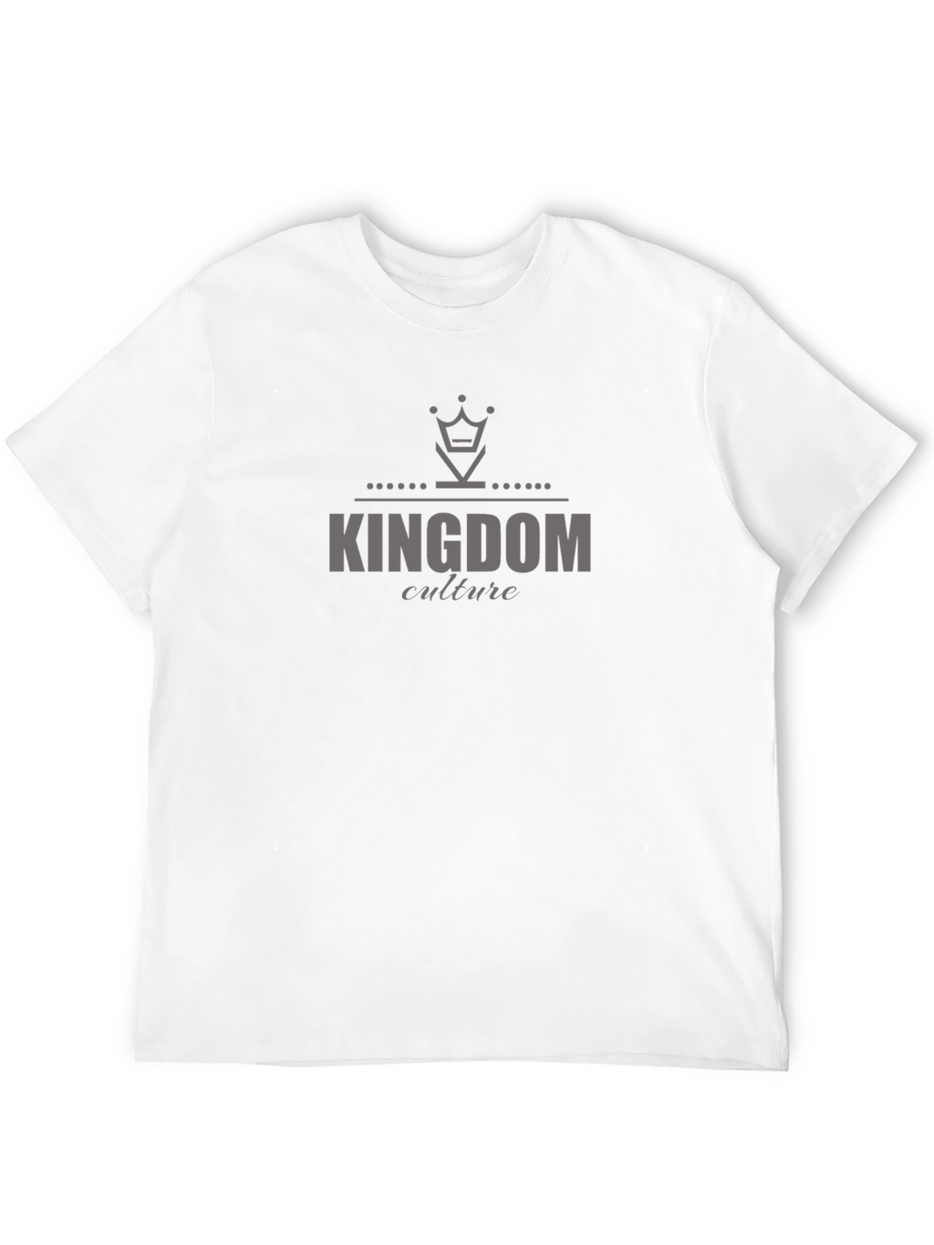Kingdom Culture Graphic Print Black T-Shirt