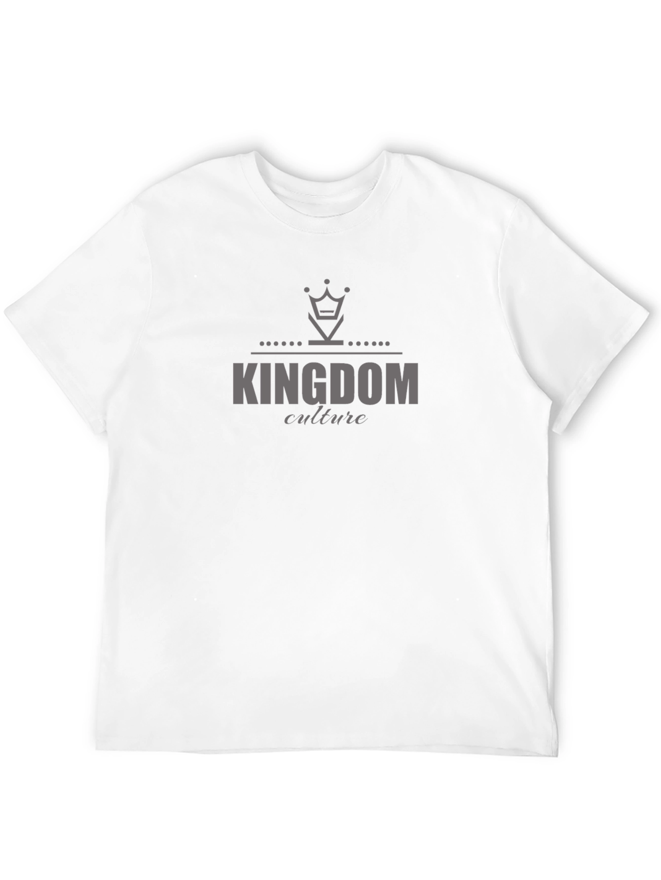 Kingdom Culture Graphic Print Black T-Shirt