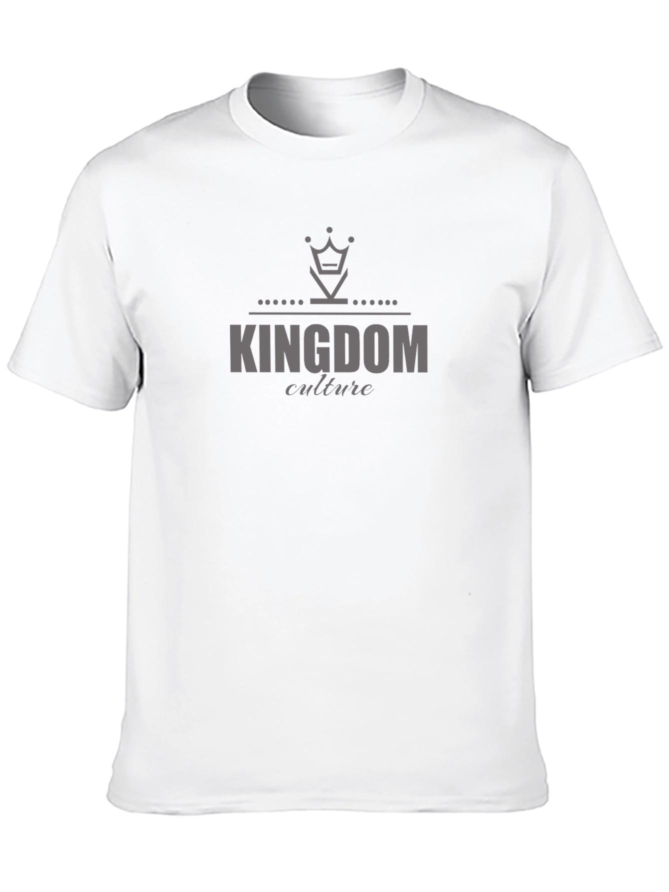 Kingdom Culture Graphic Print Black T-Shirt