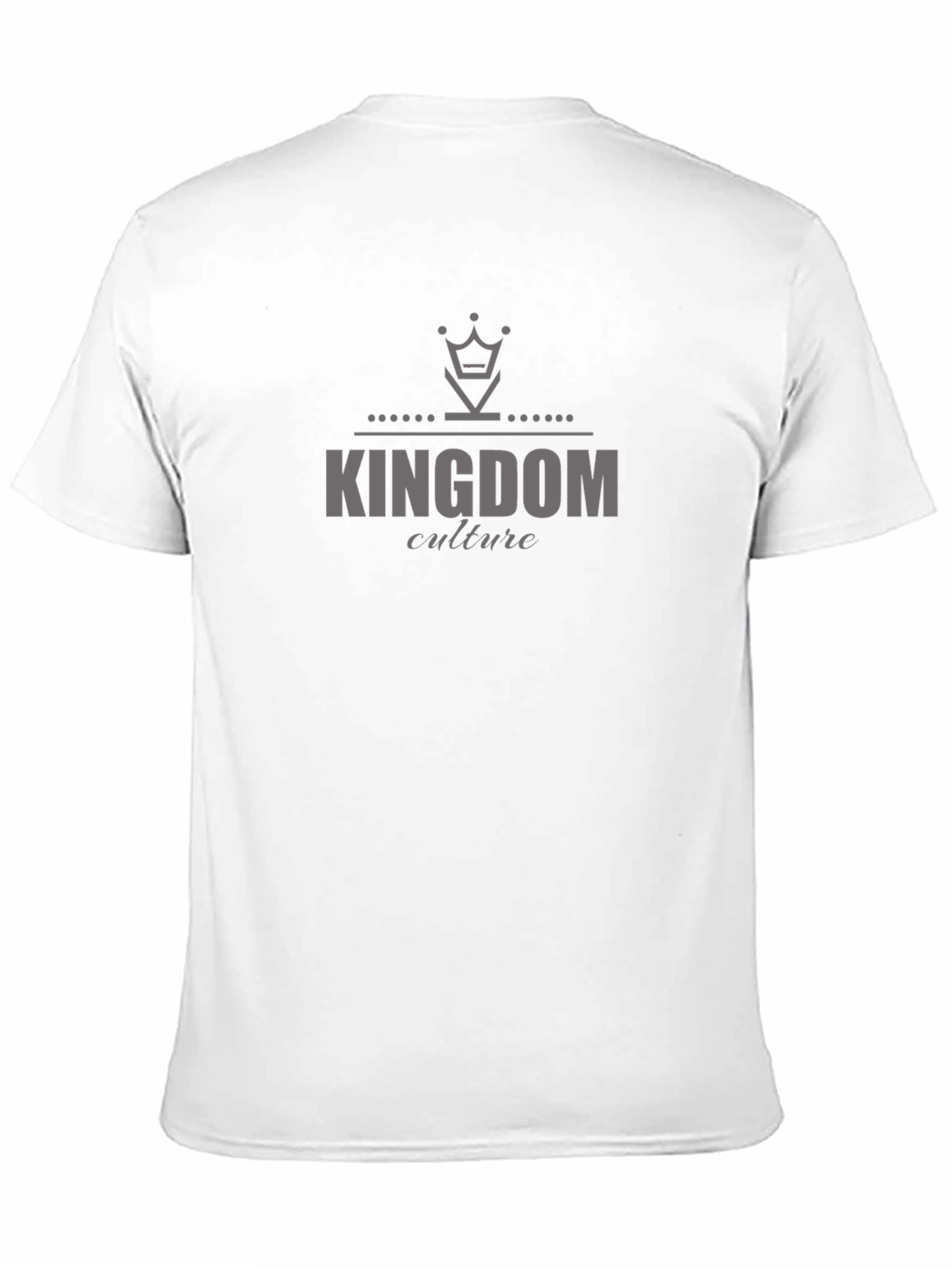 Kingdom Culture Graphic Print Black T-Shirt