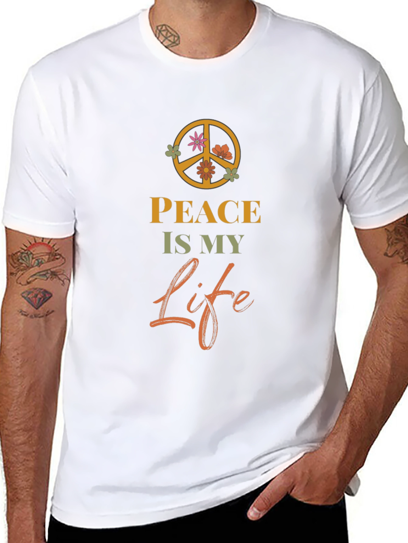 Peace Is My Life Graphic Tee