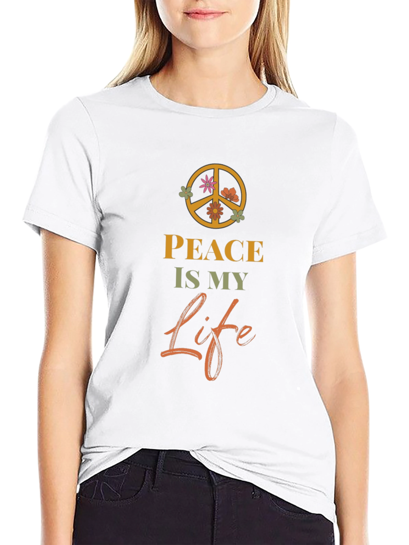 Peace Is My Life Graphic Tee
