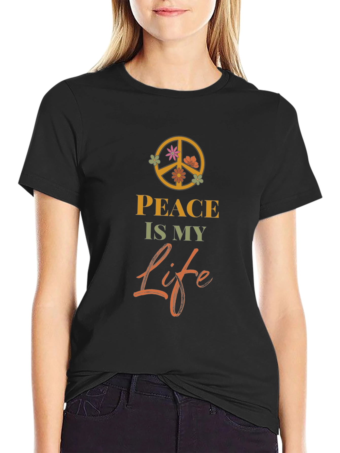 Peace Is My Life Graphic Tee