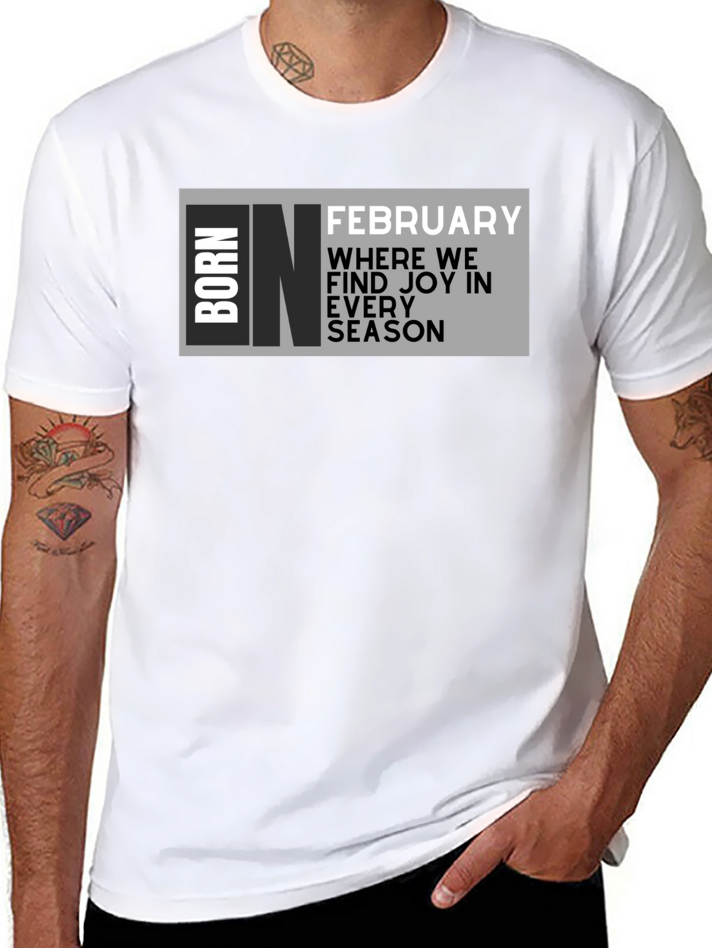 Born in February T-Shirt