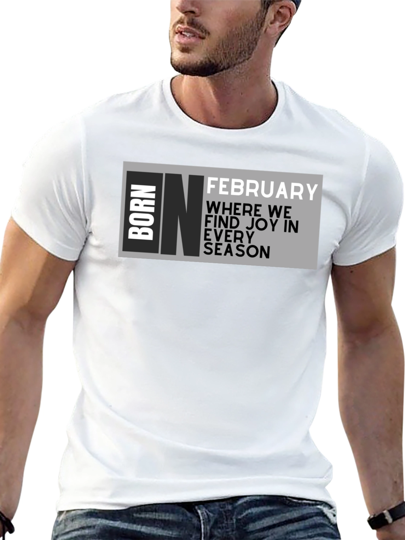 Born in February T-Shirt
