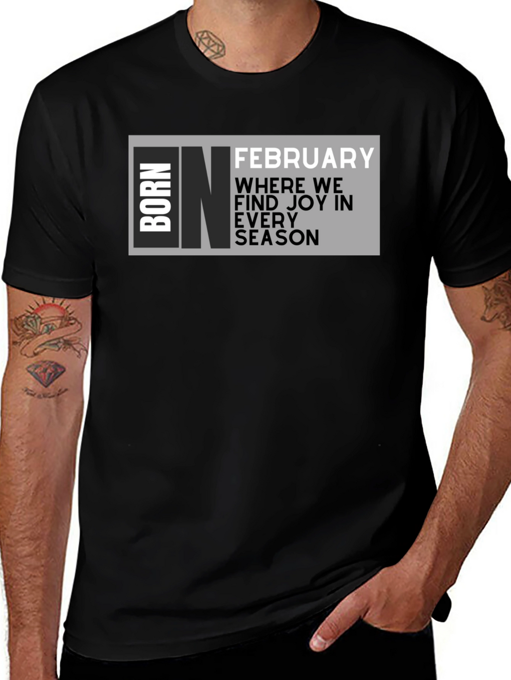 Born in February T-Shirt
