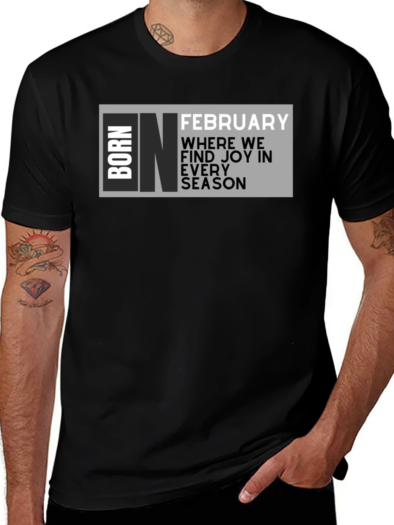 Born in February T-Shirt