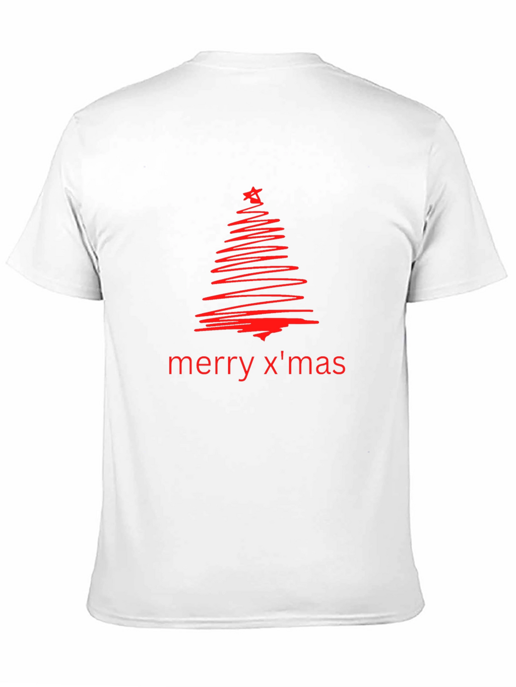 Merry Xmas Tree Graphic Tee - Holiday Cheer