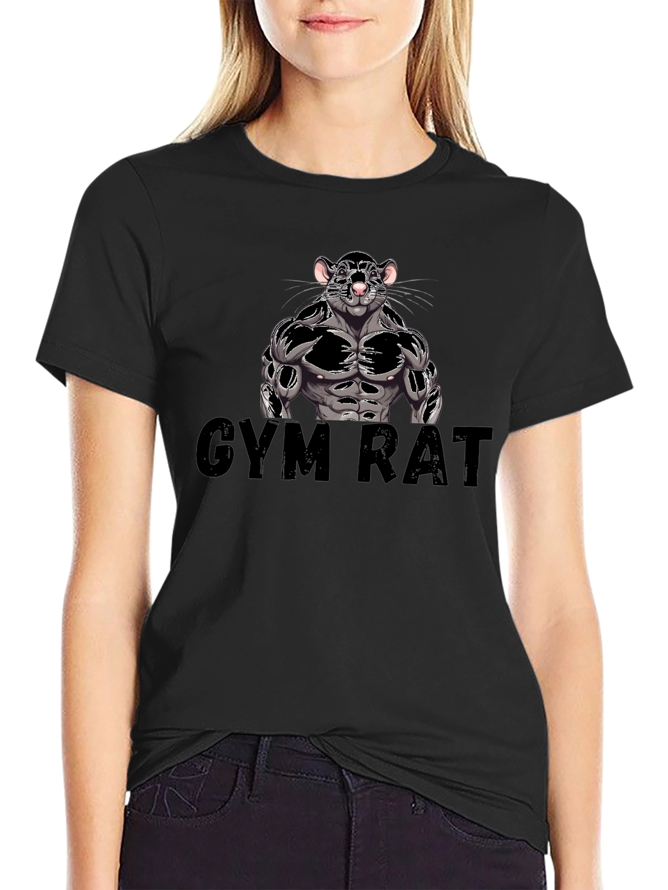 Gym Rat T-Shirt - Workout Motivation