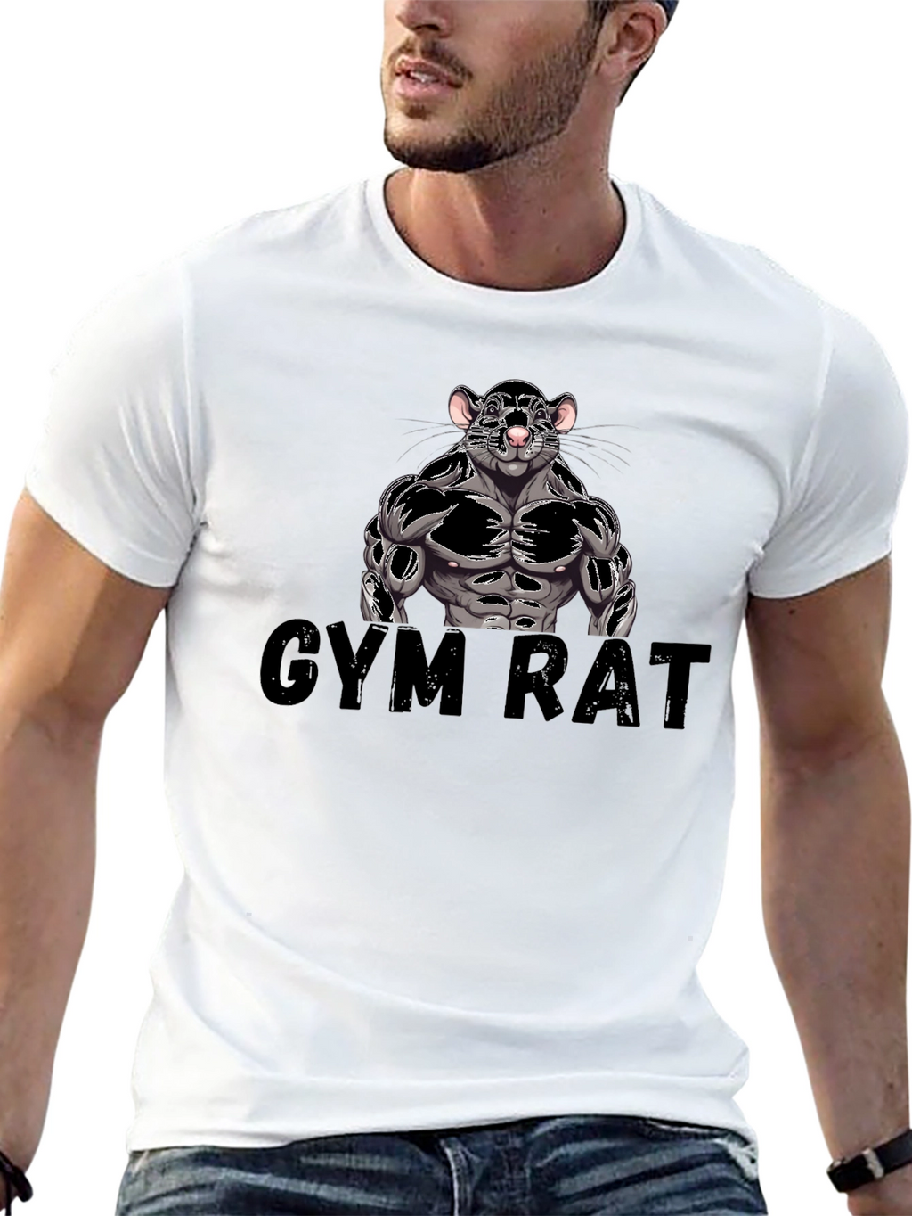 Gym Rat T-Shirt - Workout Motivation