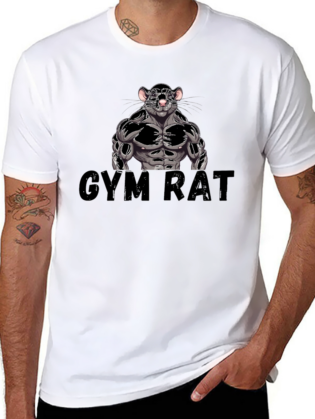 Gym Rat T-Shirt - Workout Motivation