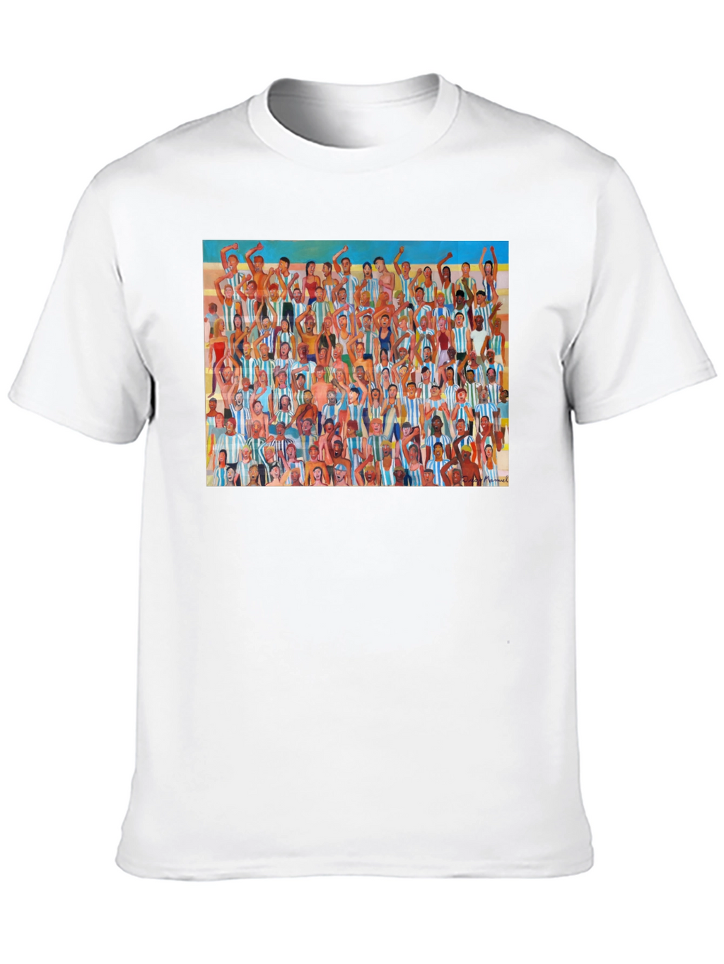 Argentina Soccer Fans Graphic T-Shirt