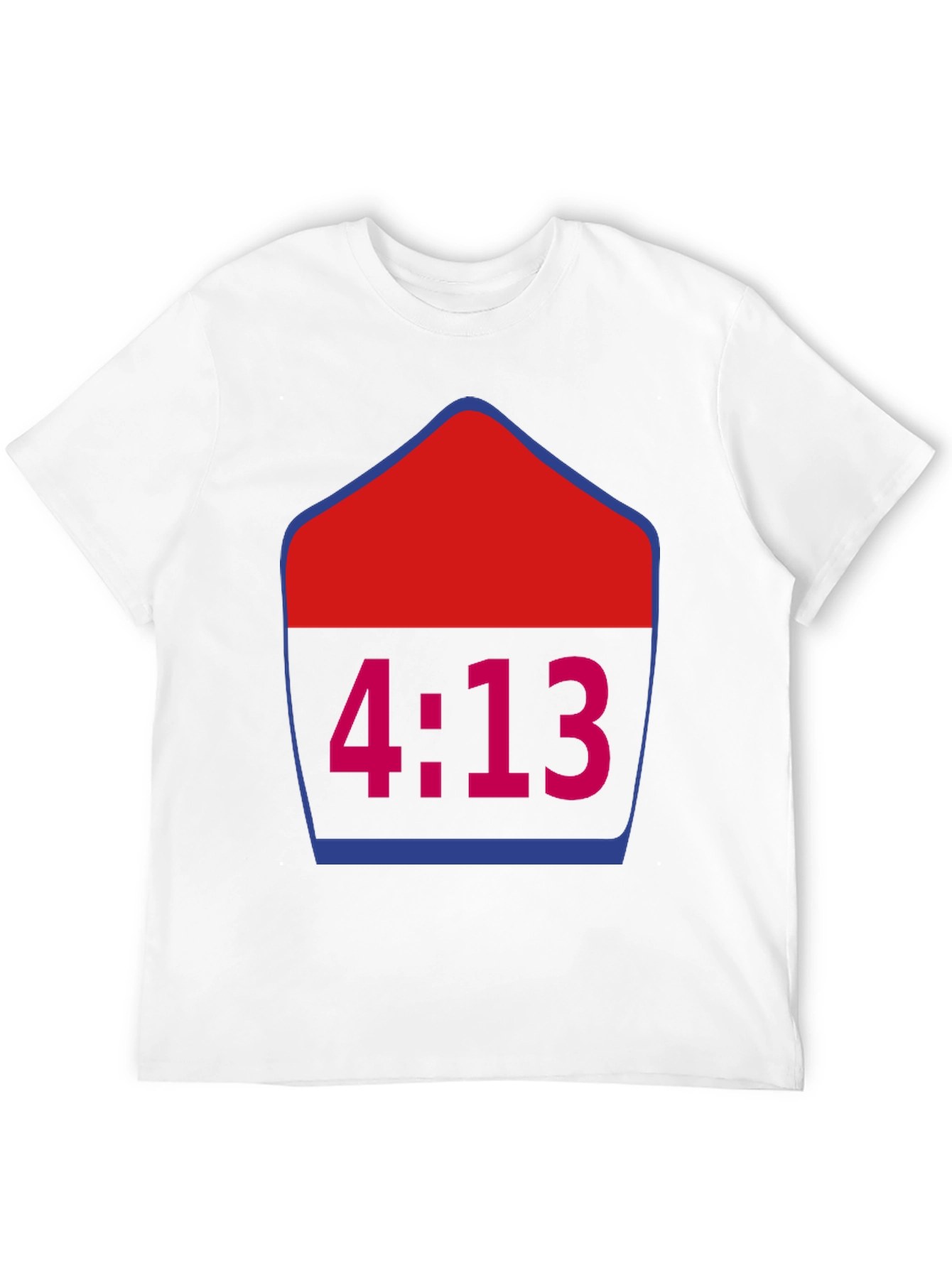 4:13 Graphic Tee - Trendy Black T-Shirt