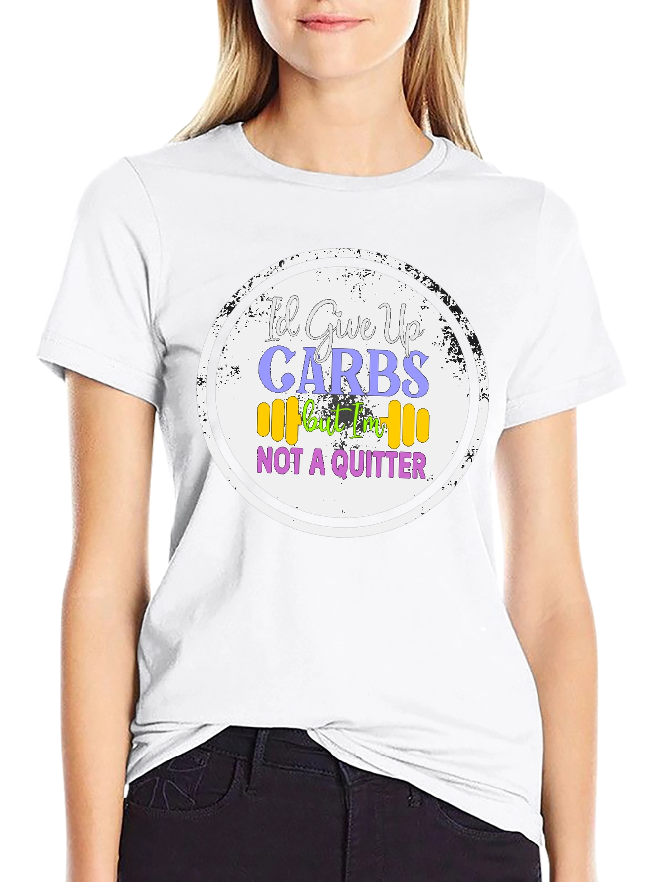 Id Give Up Carbs T-Shirt - Gym & Fitness
