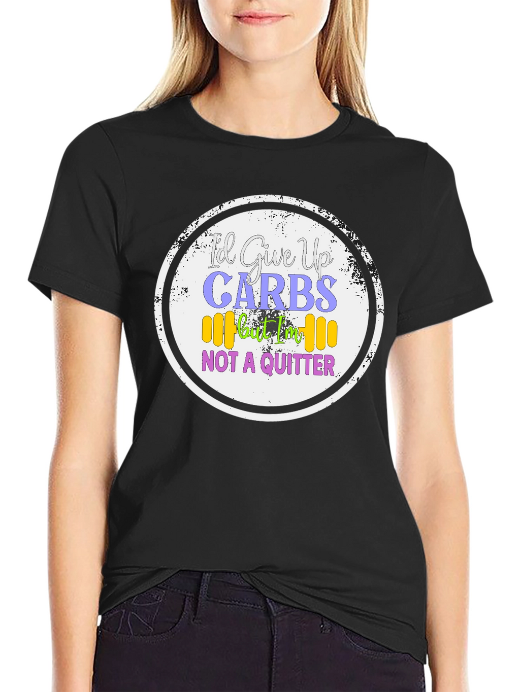 Id Give Up Carbs T-Shirt - Gym & Fitness