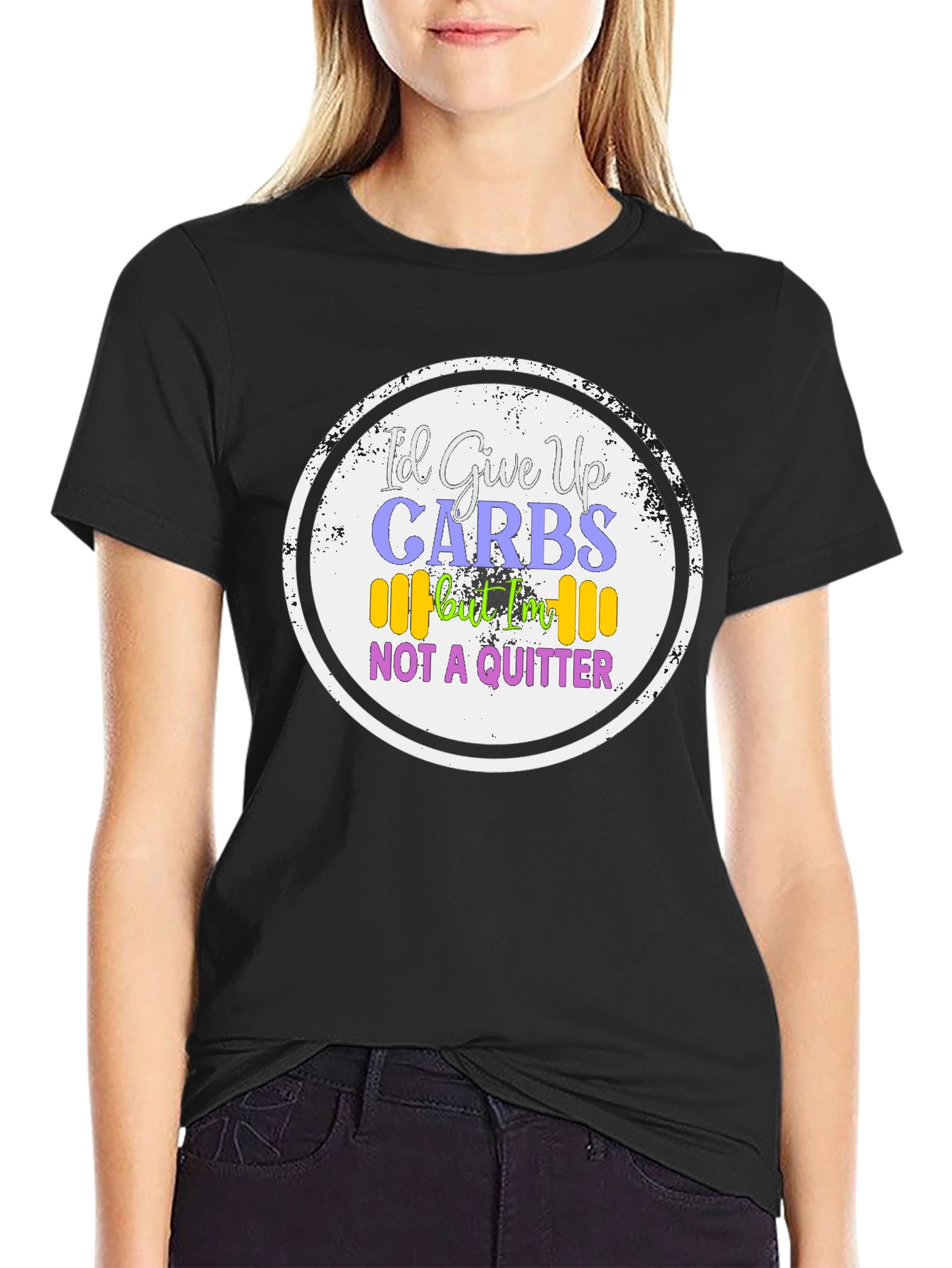 Id Give Up Carbs T-Shirt - Gym & Fitness