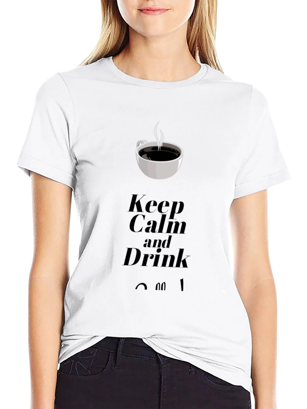 Keep Calm and Drink Coffee Graphic T-Shirt