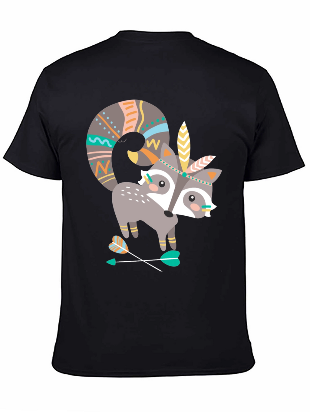 Tribal Raccoon T-Shirt