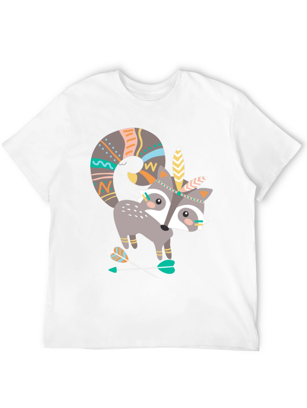 Tribal Raccoon T-Shirt
