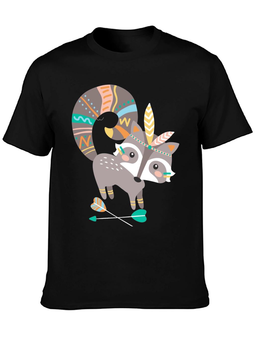 Tribal Raccoon T-Shirt