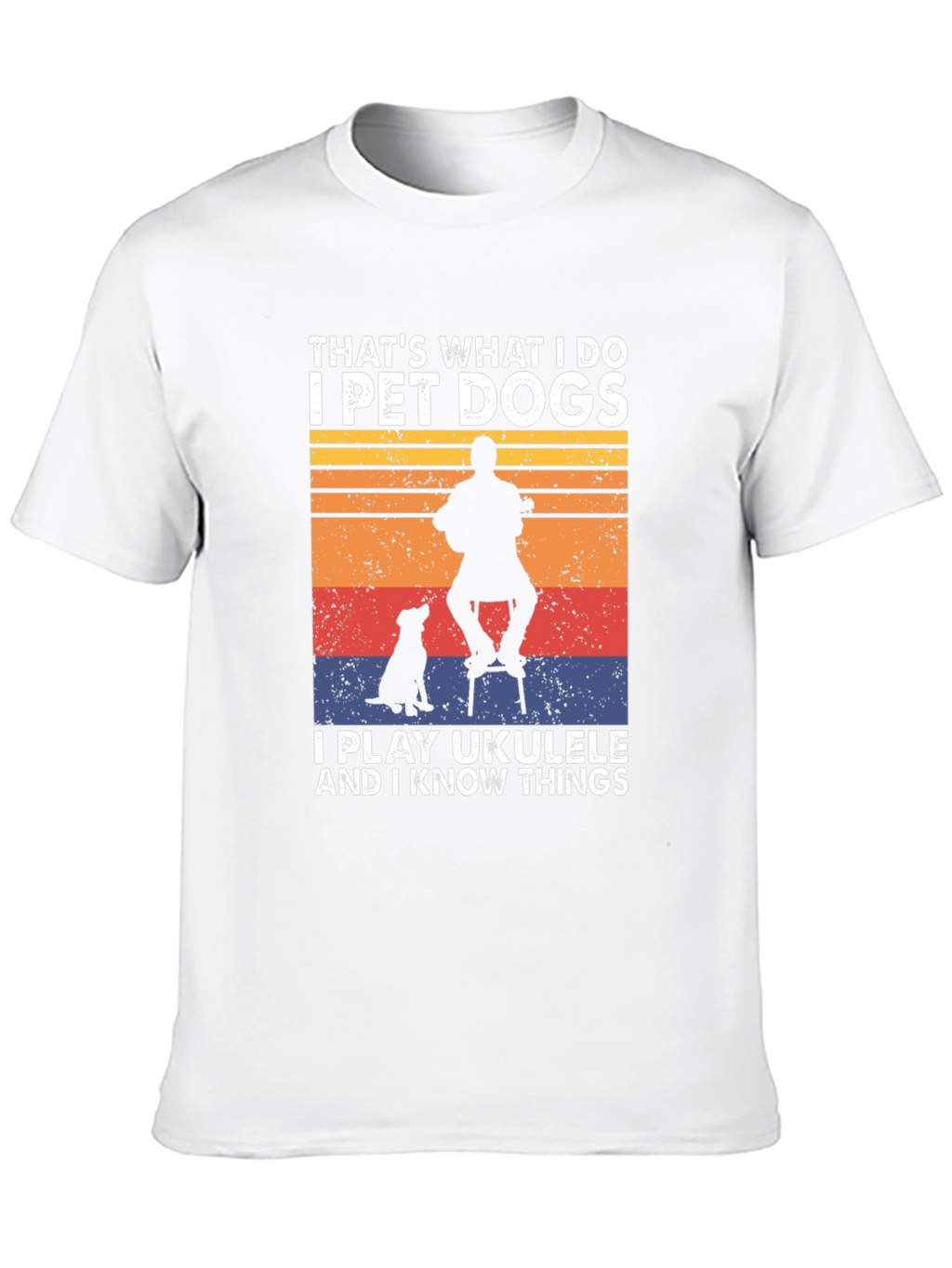 Pet Dogs & Ukulele T-Shirt - Funny Musician Tee