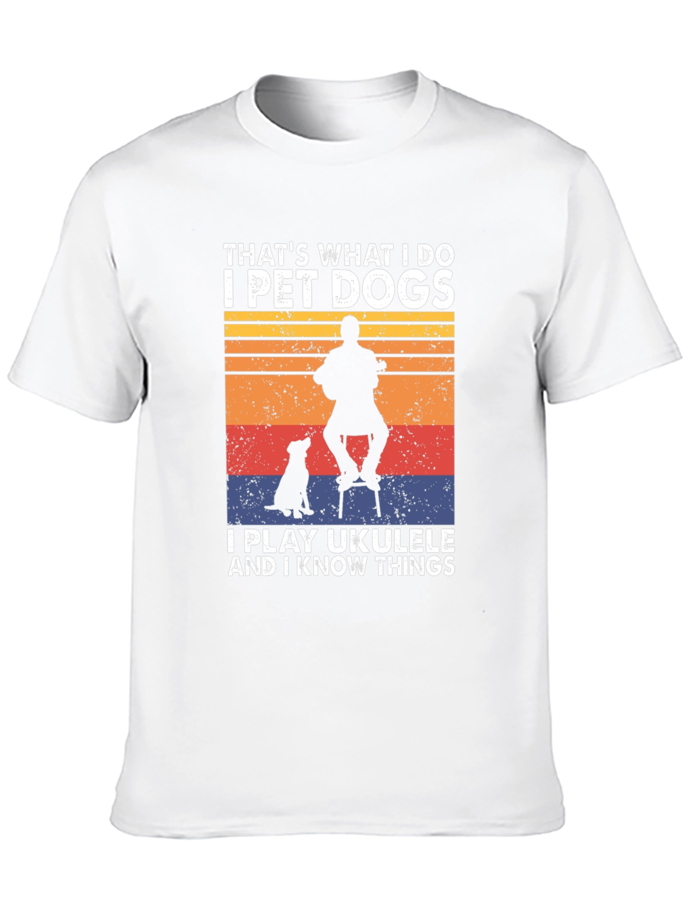 Pet Dogs & Ukulele T-Shirt - Funny Musician Tee