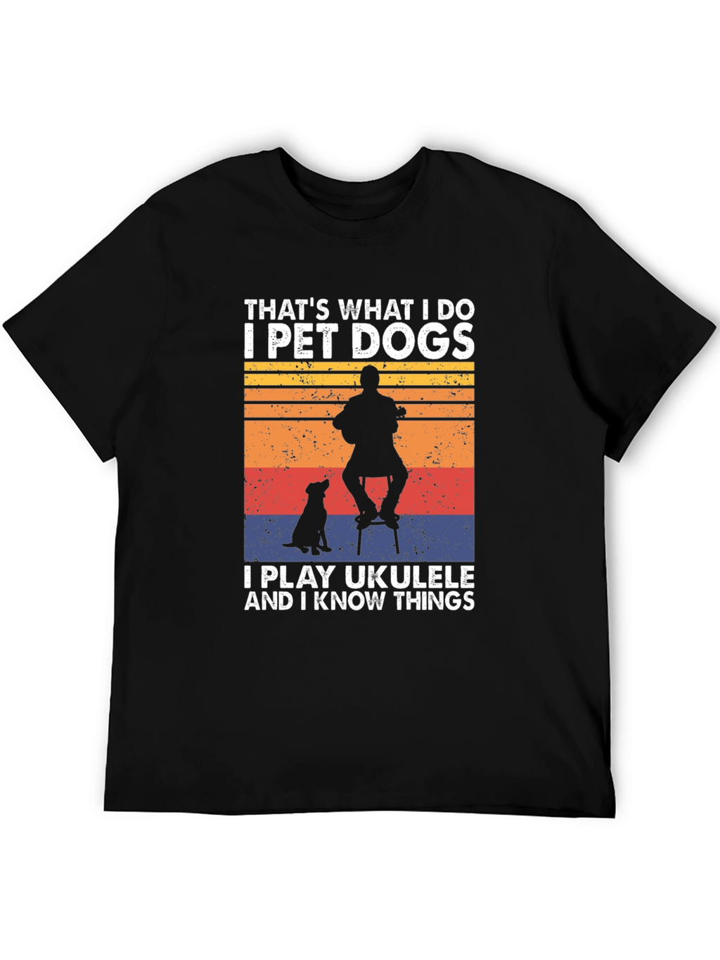 Pet Dogs & Ukulele T-Shirt - Funny Musician Tee