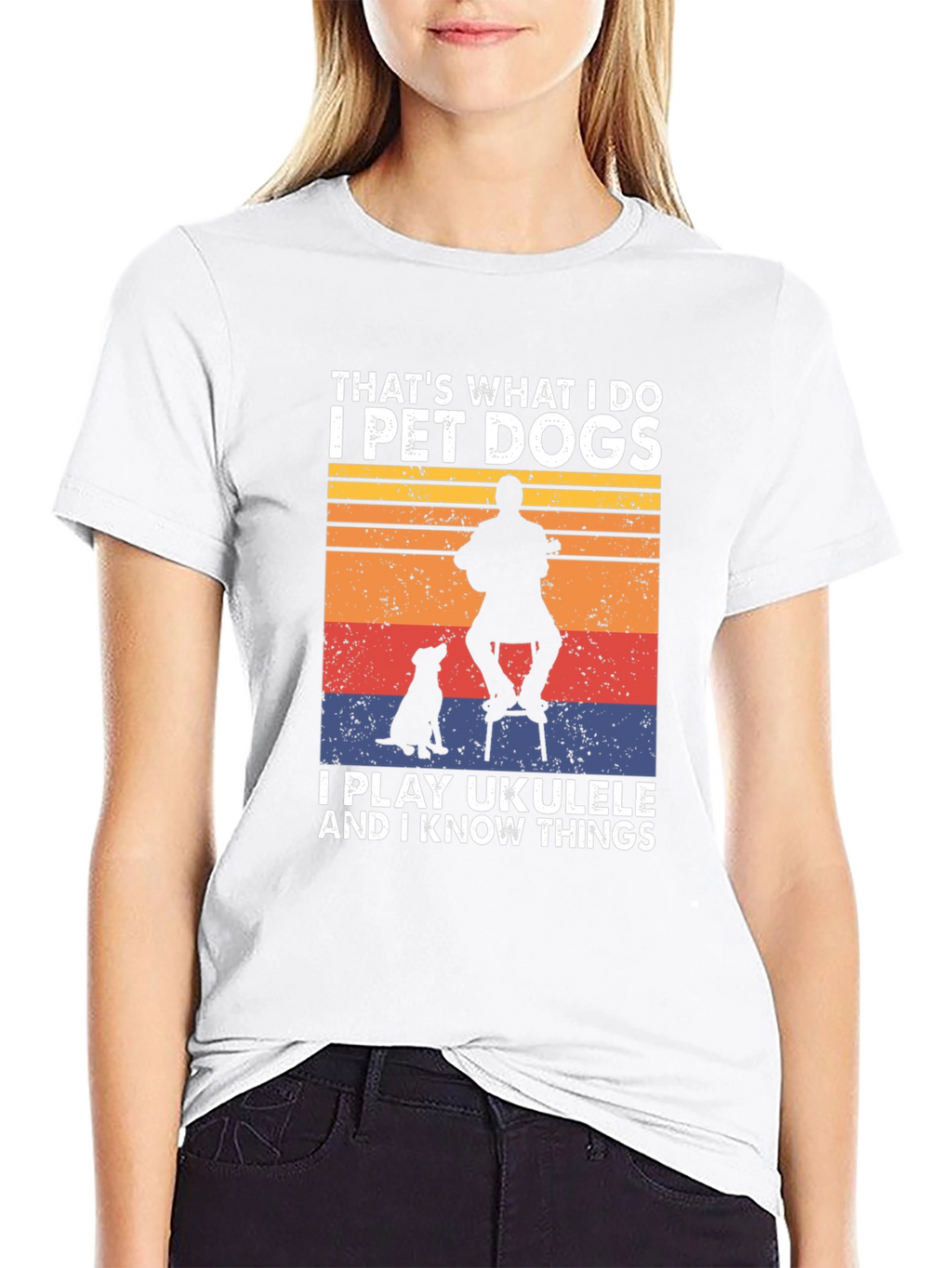 Pet Dogs & Ukulele T-Shirt - Funny Musician Tee