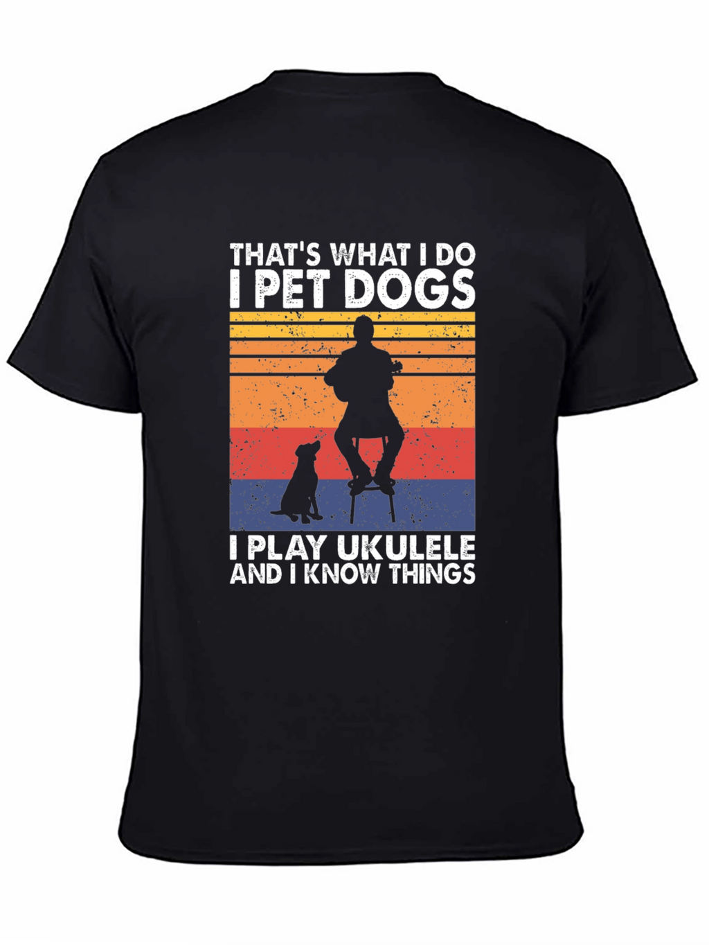 Pet Dogs & Ukulele T-Shirt - Funny Musician Tee